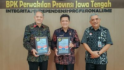 Penyerahan Opini Wajar Tanpa Pengecualian (WTP) dari Badan Pemeriksa Keuangan (BPK) RI atas Laporan Keuangan Pemerintah Daerah (LKPD) Tahun Anggaran 2025