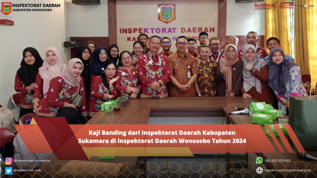 KAJI BANDING INSPEKTORAT DAERAH KABUPATEN SUKAMARA DI INSPEKTORAT DAERAH KABUPATEN WONOSOBO