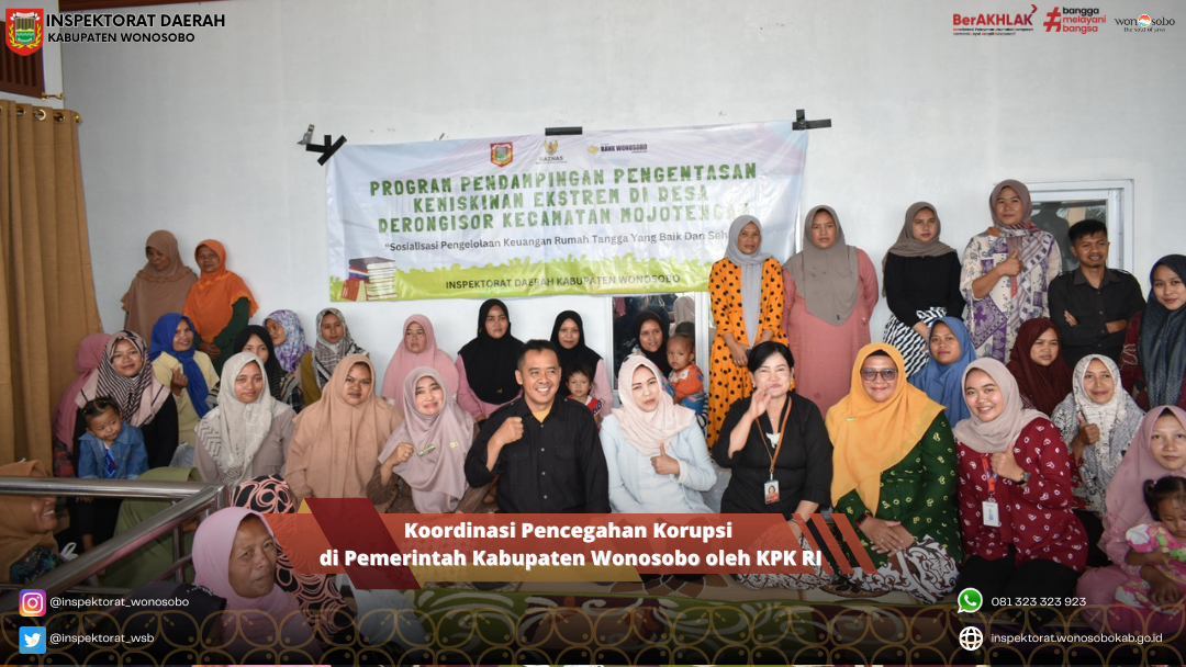 PENDAMPINGAN PENGAWASAN KEMISKINAN EKSTREM DI DESA DERONGISOR KECAMATAN WONOSOBO